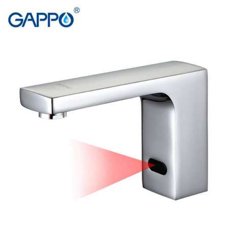 GAPPO 1set High Quality touchless Sensor Faucet mixer for bathroom Sink water saving Automatic infrared Inductive Tap mixer G519